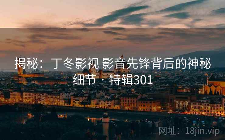 揭秘：丁冬影视 影音先锋背后的神秘细节 · 特辑301