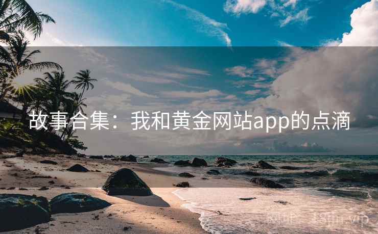 故事合集：我和黄金网站app的点滴